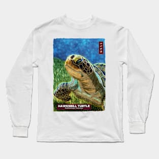 Hawksbill Turtle - White Long Sleeve T-Shirt